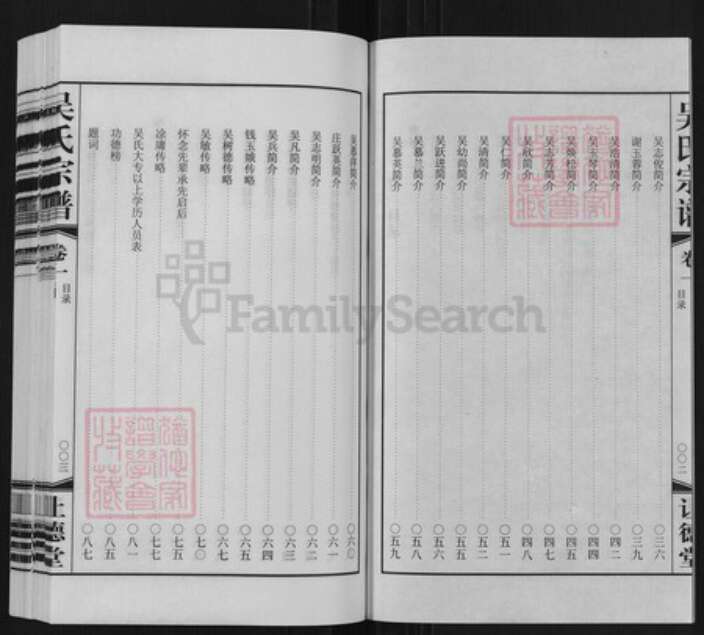 江苏省常州市武进县雪堰镇吴氏让德堂族谱-吴氏宗谱.pdf电子版预览图2