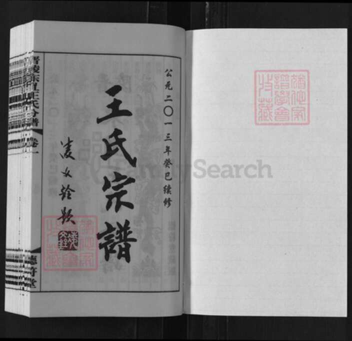 江苏省常州市王氏德符堂族谱-晋陵东罝王氏分谱.pdf电子版预览图1