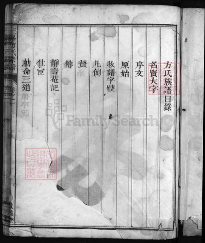 浙江省方氏族谱-三峰方氏宗谱 [4卷].pdf电子版预览图2