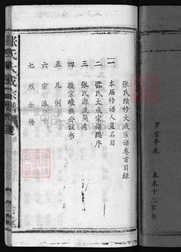 湖北省黄冈市张氏族谱-张氏大成宗谱 [23卷, 首3卷, 末1卷].pdf电子版预览图2