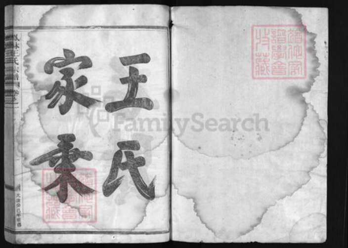 浙江省金华市义乌市义乌浙江省金华市金华王氏族谱-凤林王氏宗谱[12卷].pdf电子版预览图1