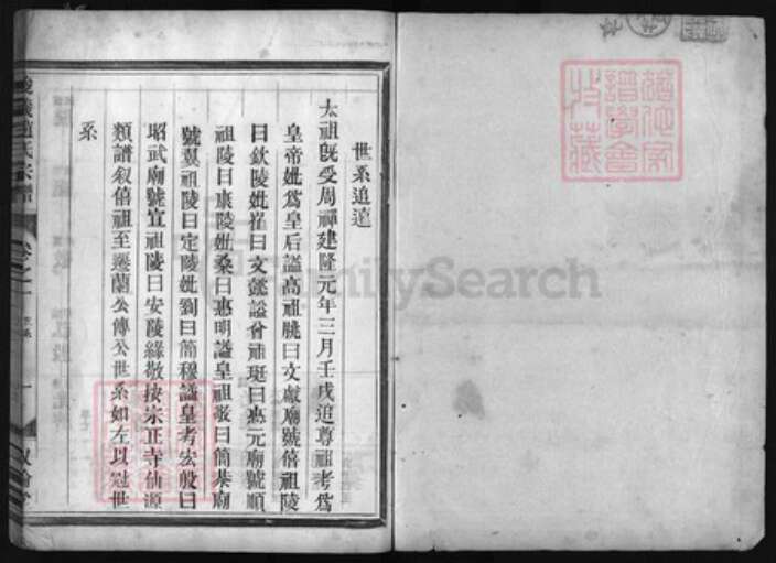 浙江省赵氏族谱-浚仪赵氏宗谱[残卷].pdf电子版预览图1