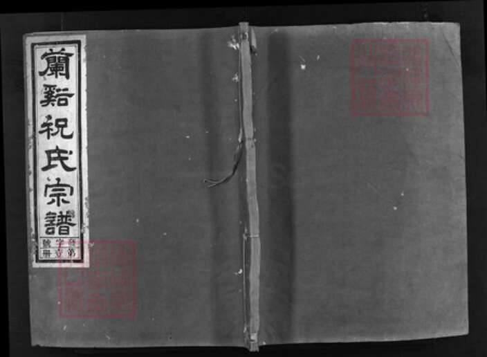 浙江省祝氏族谱-兰谿祝氏宗谱[含首末两卷共14卷].pdf电子版缩略图