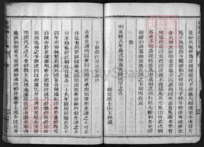 浙江省舒氏族谱-兰谿舒氏宗谱 [不分卷].pdf电子版预览图4