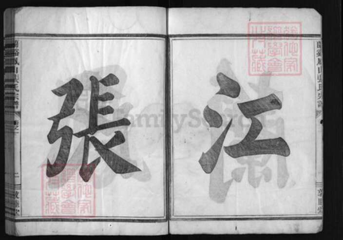 浙江省张氏族谱-兰谿凤山张氏宗谱[4卷].pdf电子版预览图1