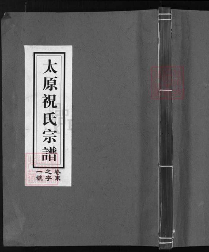 浙江省祝氏族谱-太原祝氏宗谱 [5卷].pdf电子版缩略图