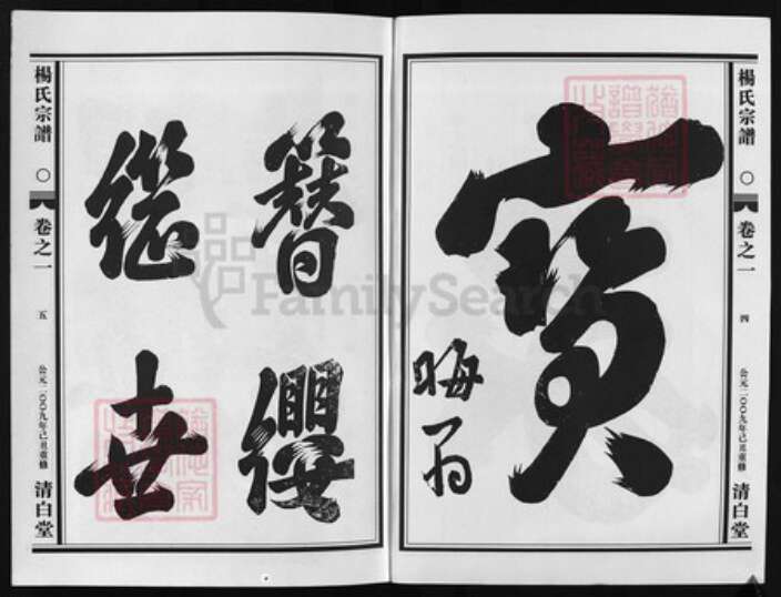 浙江省杨氏族谱-弘农杨氏宗谱 [5卷].pdf电子版预览图3