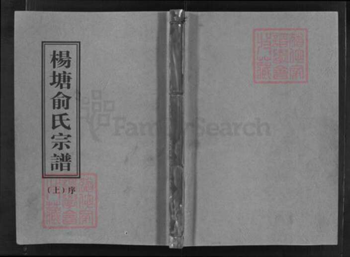 浙江省俞氏族谱-杨塘俞氏宗谱 [4卷].pdf电子版缩略图