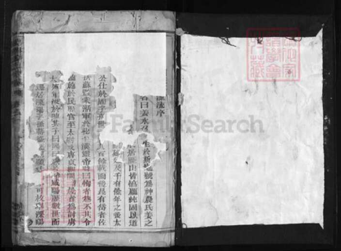 浙江省姜氏族谱-横塘姜氏宗谱 [残卷].pdf电子版预览图1