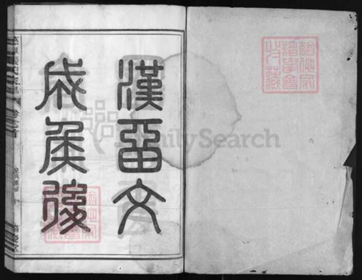 浙江省张氏族谱-瀫西慈厚张氏宗谱 [4卷].pdf电子版预览图1