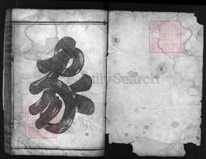 浙江省丽水市项氏族谱-社湖项氏宗谱 [4卷].pdf电子版预览图1