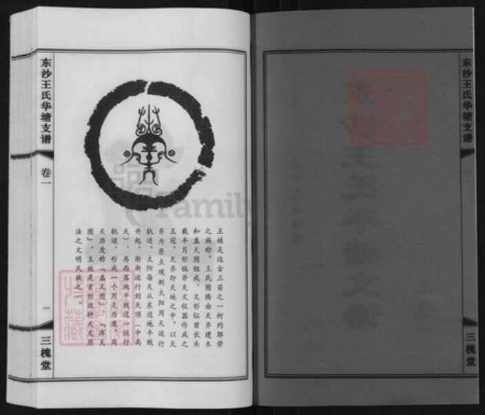 江苏省无锡市江阴市徐霞客镇王氏三槐堂族谱-东沙王氏华塘支谱.pdf电子版预览图2