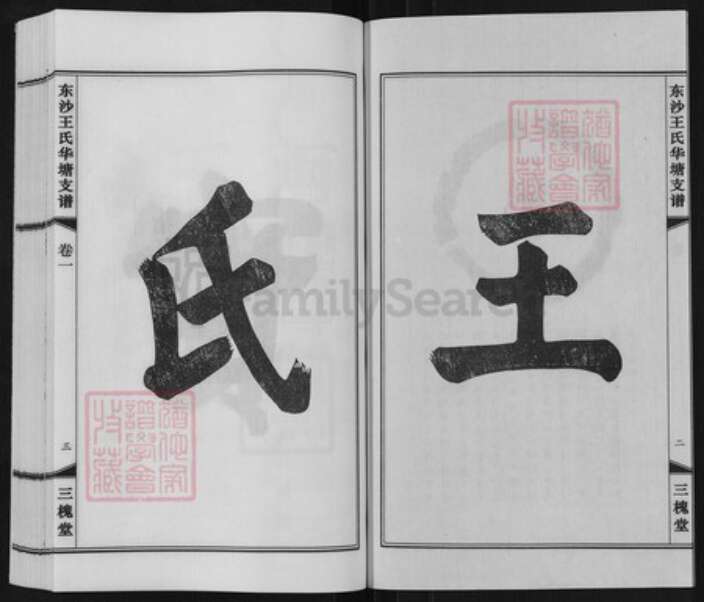 江苏省无锡市江阴市徐霞客镇王氏三槐堂族谱-东沙王氏华塘支谱.pdf电子版预览图3