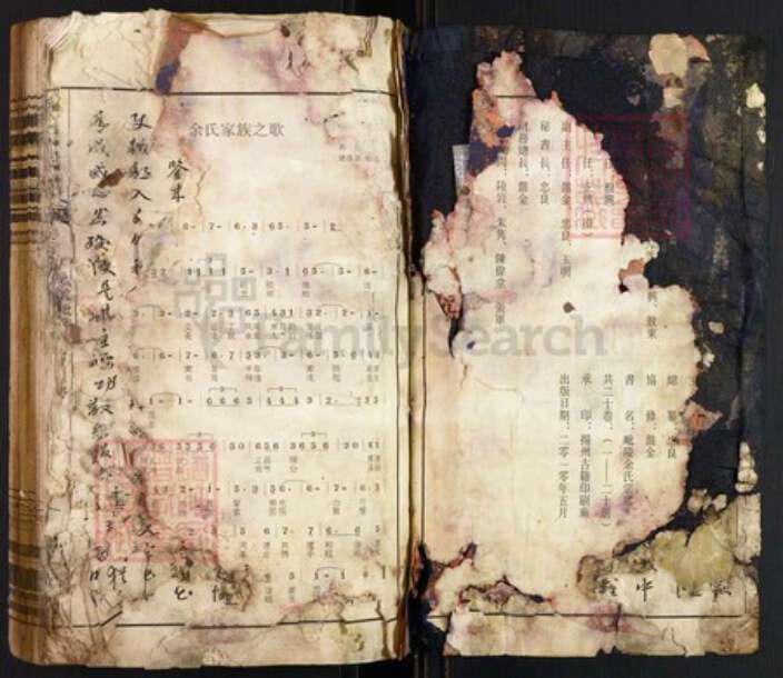 江苏省常州市天宁区余氏泗水堂族谱-毗陵余氏宗谱.pdf电子版预览图1