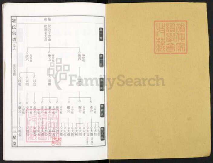 湖北省黄冈市靖氏三星堂族谱-靖氏宗谱.pdf电子版预览图1