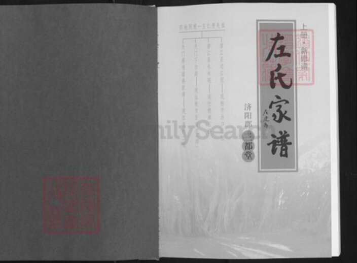 湖北省潜江市杨市街道左氏三都堂族谱-左氏家谱.pdf电子版预览图1