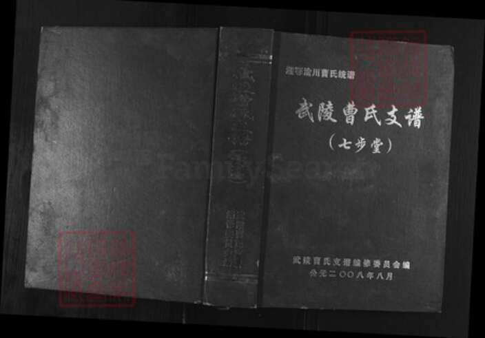 湖南省张家界曹氏七步堂族谱-湘鄂渝川曹氏统谱.武陵曹氏支谱.pdf电子版缩略图