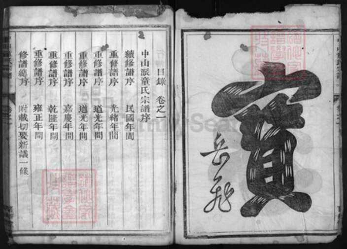 江苏省南京市江宁区刘；童氏族谱-中山童氏宗谱 [4卷].pdf电子版预览图2