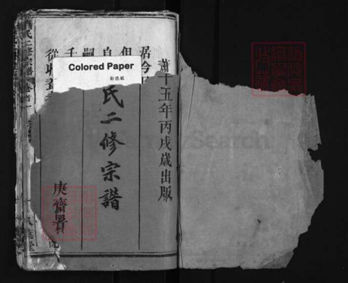 湖北省黄冈市罗田县萧氏族谱-萧氏二修宗谱 [18卷,首2卷].pdf电子版预览图2