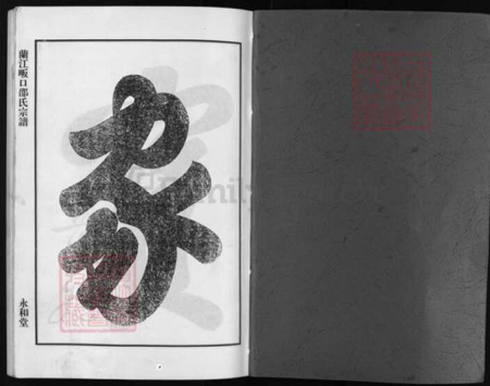 浙江省邵氏族谱-兰江畈口邵氏宗谱 [2卷].pdf电子版预览图1