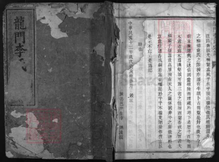 浙江省李氏族谱-龙门李氏宗谱 [残卷].pdf电子版缩略图