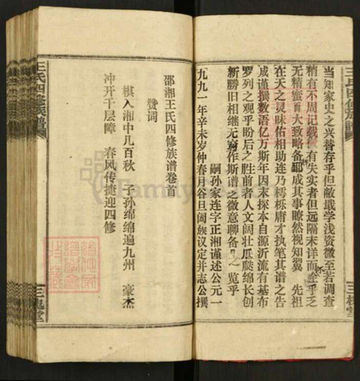 湖南省邵阳市新宁县金石镇王氏三槐堂族谱-邵湘王氏四修宗谱.pdf电子版预览图5