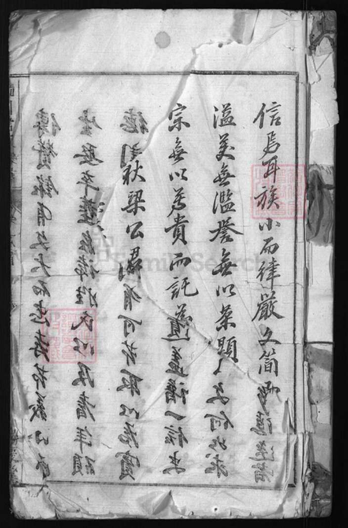 浙江省雷氏族谱-流川雷氏宗谱 [7卷, 首末各1卷].pdf电子版预览图1