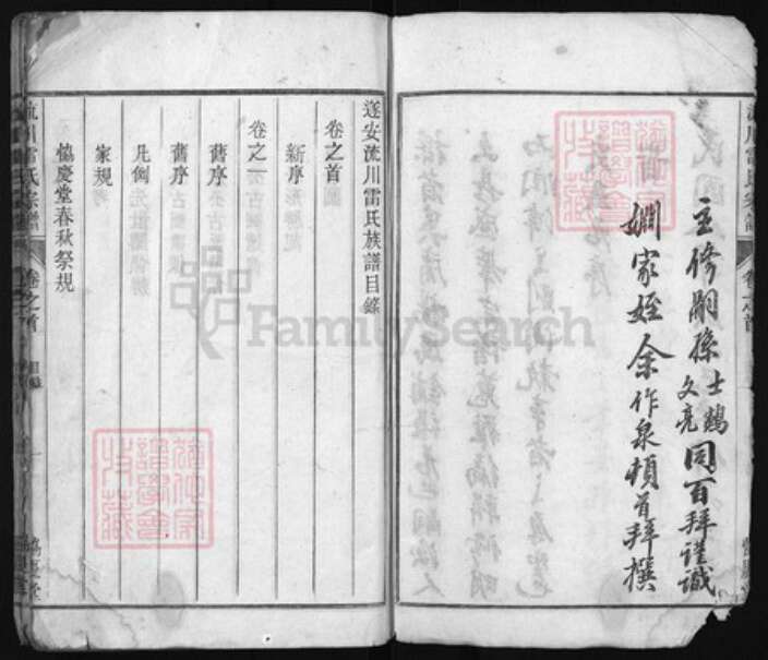 浙江省雷氏族谱-流川雷氏宗谱 [7卷, 首末各1卷].pdf电子版预览图4