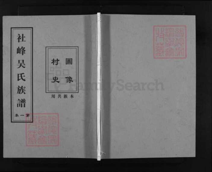 浙江省吴氏族谱-社峰吴氏宗谱 [5卷,含首1卷].pdf电子版缩略图