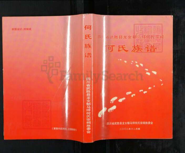 四川省广安市武胜县龙女镇何氏族谱-四川省武胜县龙女郁马坪何氏宗祠何氏族谱.pdf电子版缩略图