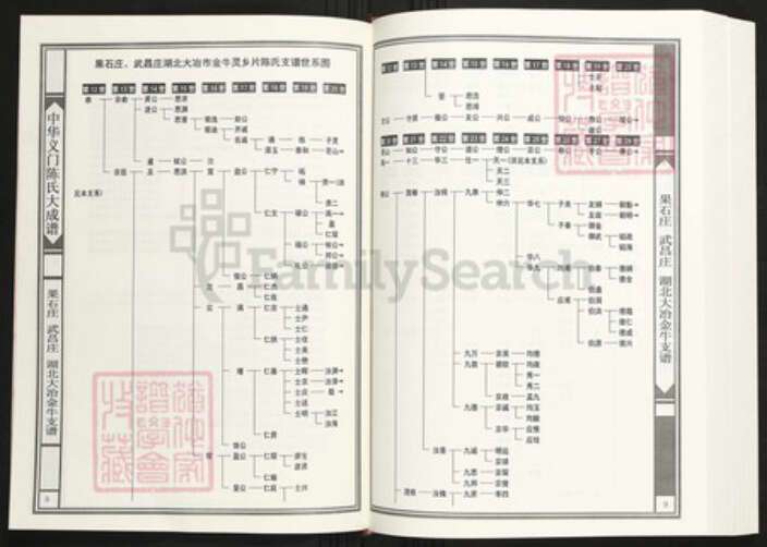湖北省黄石市大冶市陈氏族谱-中华义门陈氏大成谱果石庄 武昌庄 湖北大冶金牛支谱.pdf电子版预览图5