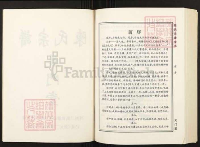 湖北省仙桃市陈氏族谱-陈氏宗谱全书.pdf电子版预览图2