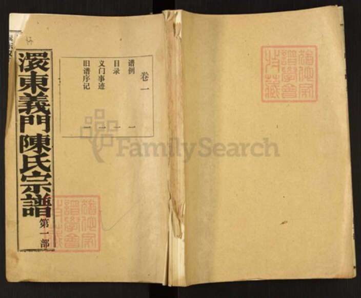 湖北省孝感市孝南区毛陈镇陈氏族谱-瀤东义门陈氏宗谱.pdf电子版缩略图