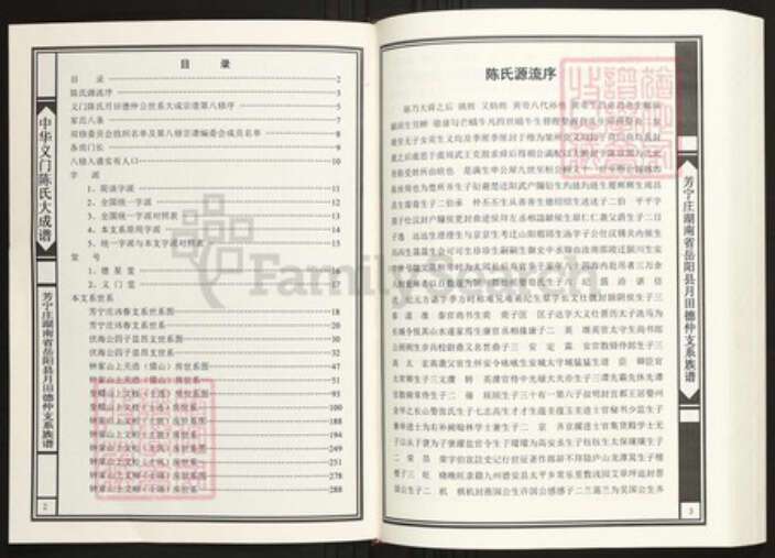 湖南省岳阳市岳阳县陈氏族谱-中华义门陈氏大成谱芳宁庄湖南省岳阳县月田德仲支系族谱.pdf电子版预览图2