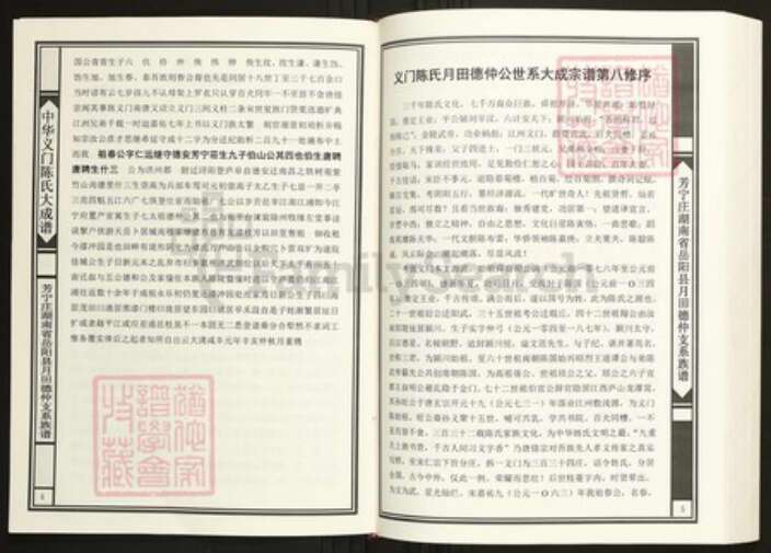 湖南省岳阳市岳阳县陈氏族谱-中华义门陈氏大成谱芳宁庄湖南省岳阳县月田德仲支系族谱.pdf电子版预览图3