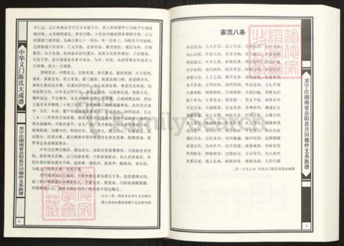 湖南省岳阳市岳阳县陈氏族谱-中华义门陈氏大成谱芳宁庄湖南省岳阳县月田德仲支系族谱.pdf电子版预览图4