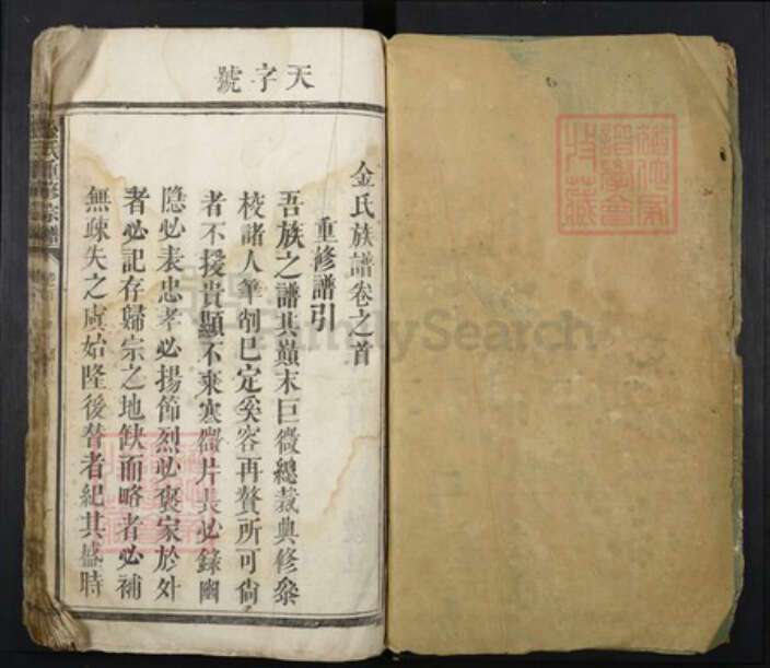 江西省宜春市丰城市金氏族谱-金氏重修宗谱.pdf电子版预览图1