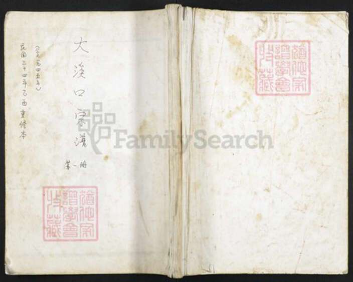 浙江省金华市武义县邹氏族谱-大溪口邹氏宗谱.pdf电子版缩略图