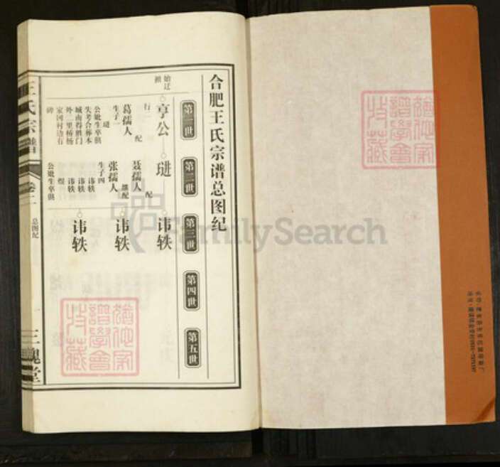 安徽省合肥市肥东县撮镇王氏三槐堂族谱-淝东王氏宗谱.pdf电子版预览图1