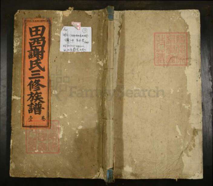 江西省吉安市吉水县水田乡谢氏敦本堂族谱-田西谢氏三修族谱.pdf电子版缩略图