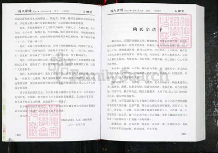 湖北省武汉市新洲区陶氏五柳堂族谱-陶氏宗谱.pdf电子版预览图2