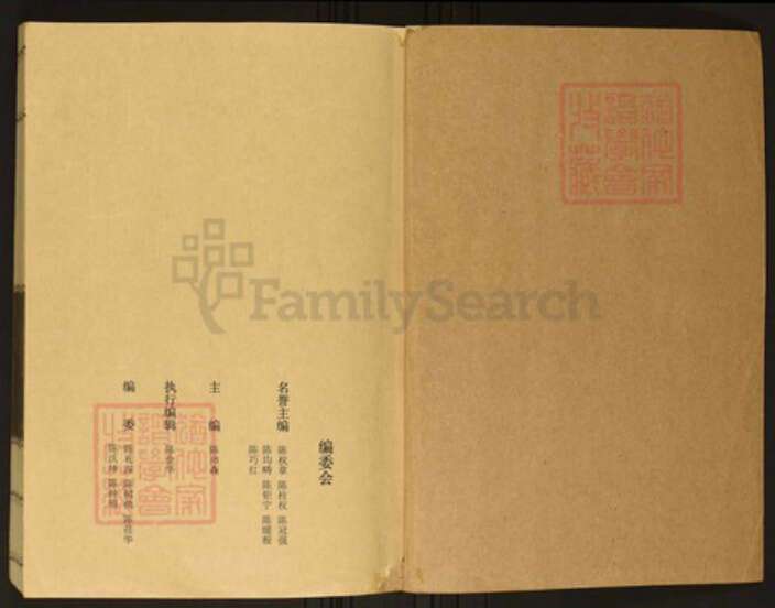 广东省东莞市陈氏族谱-巷头族谱.pdf电子版预览图1