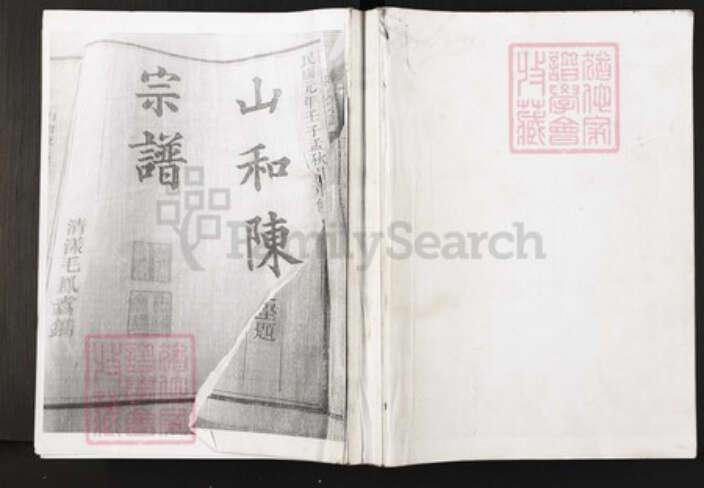 浙江省衢州陈氏族谱-山和陈氏宗谱.pdf电子版缩略图