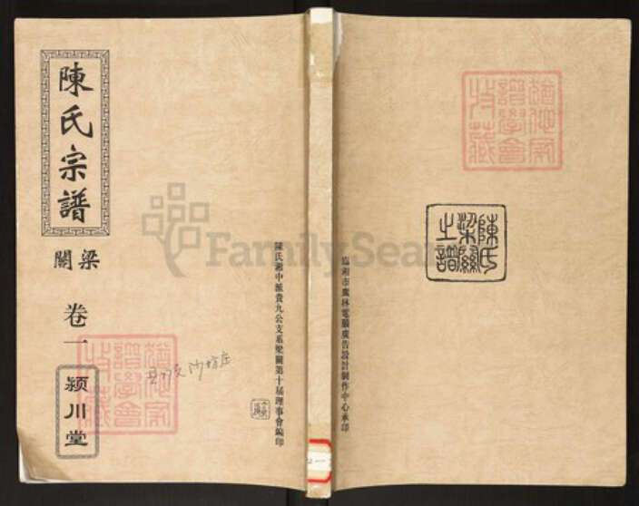 湖南省岳阳市临湘市陈氏族谱-陈氏宗谱.梁关.pdf电子版缩略图