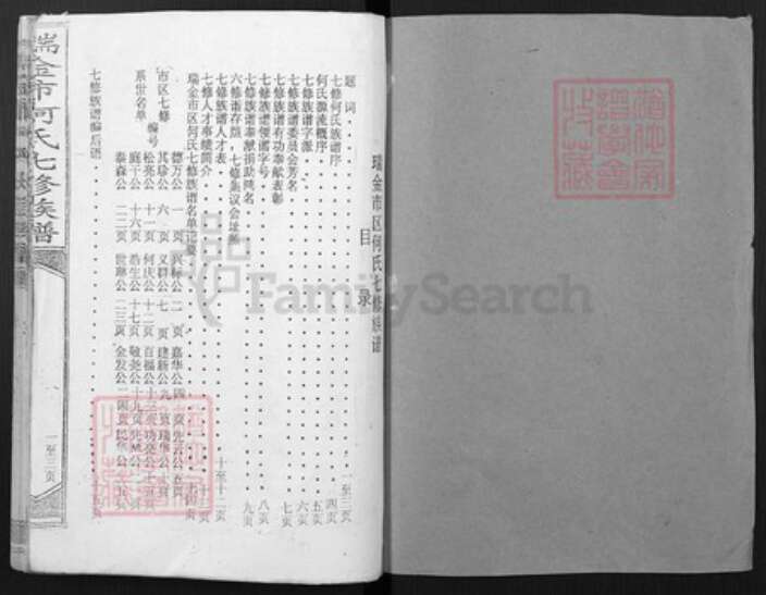 江西省赣州市瑞金市何氏族谱-瑞金市何氏七修族谱.pdf电子版预览图1