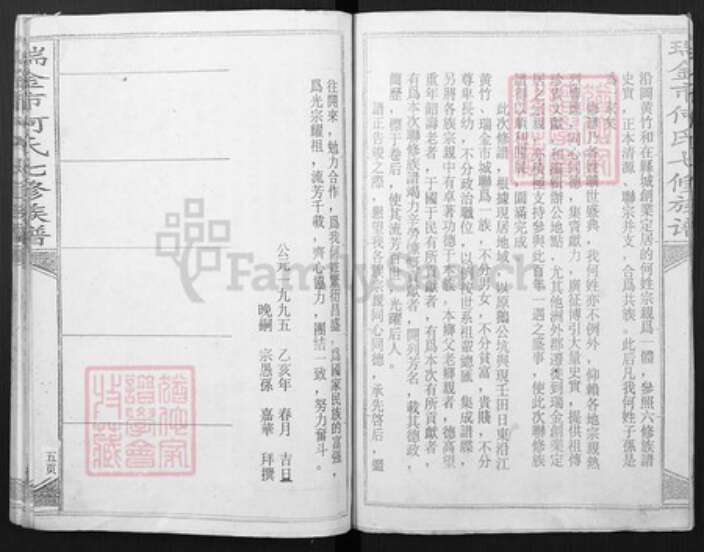 江西省赣州市瑞金市何氏族谱-瑞金市何氏七修族谱.pdf电子版预览图5