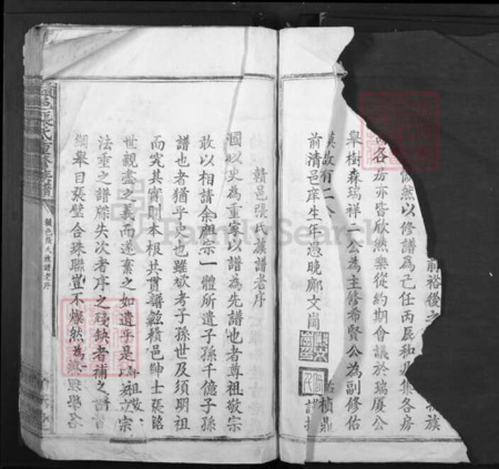 江西省赣州市赣县区张氏清河堂族谱-赣邑张氏重修族谱.pdf电子版预览图1