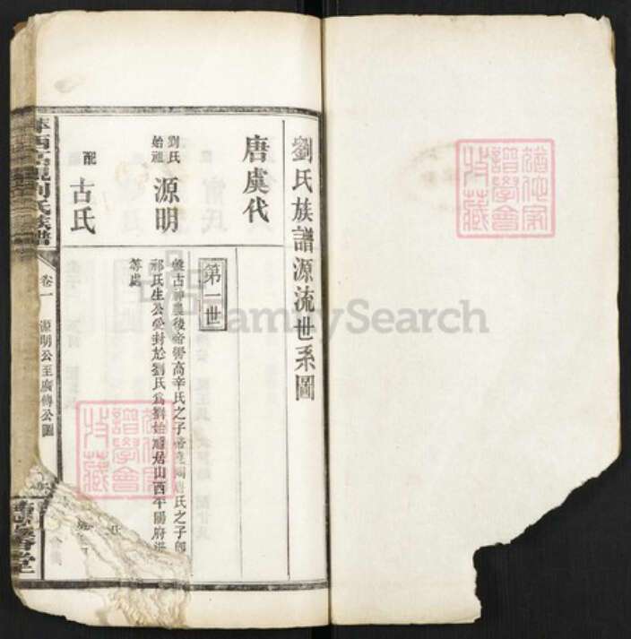 江西省萍乡市刘氏德馨堂族谱-萍西高枧刘氏族谱.pdf电子版预览图1