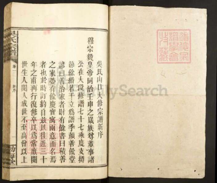 江西省宜春市铜鼓县吴氏族谱-吴氏宗谱.pdf电子版预览图1