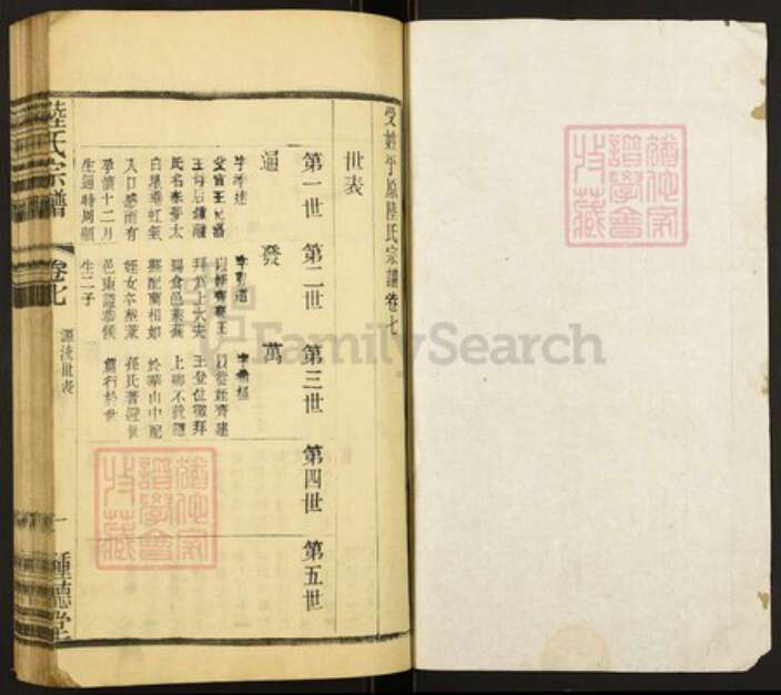 山东省德州市平原县陆氏种德堂族谱-陆氏宗谱.pdf电子版预览图1